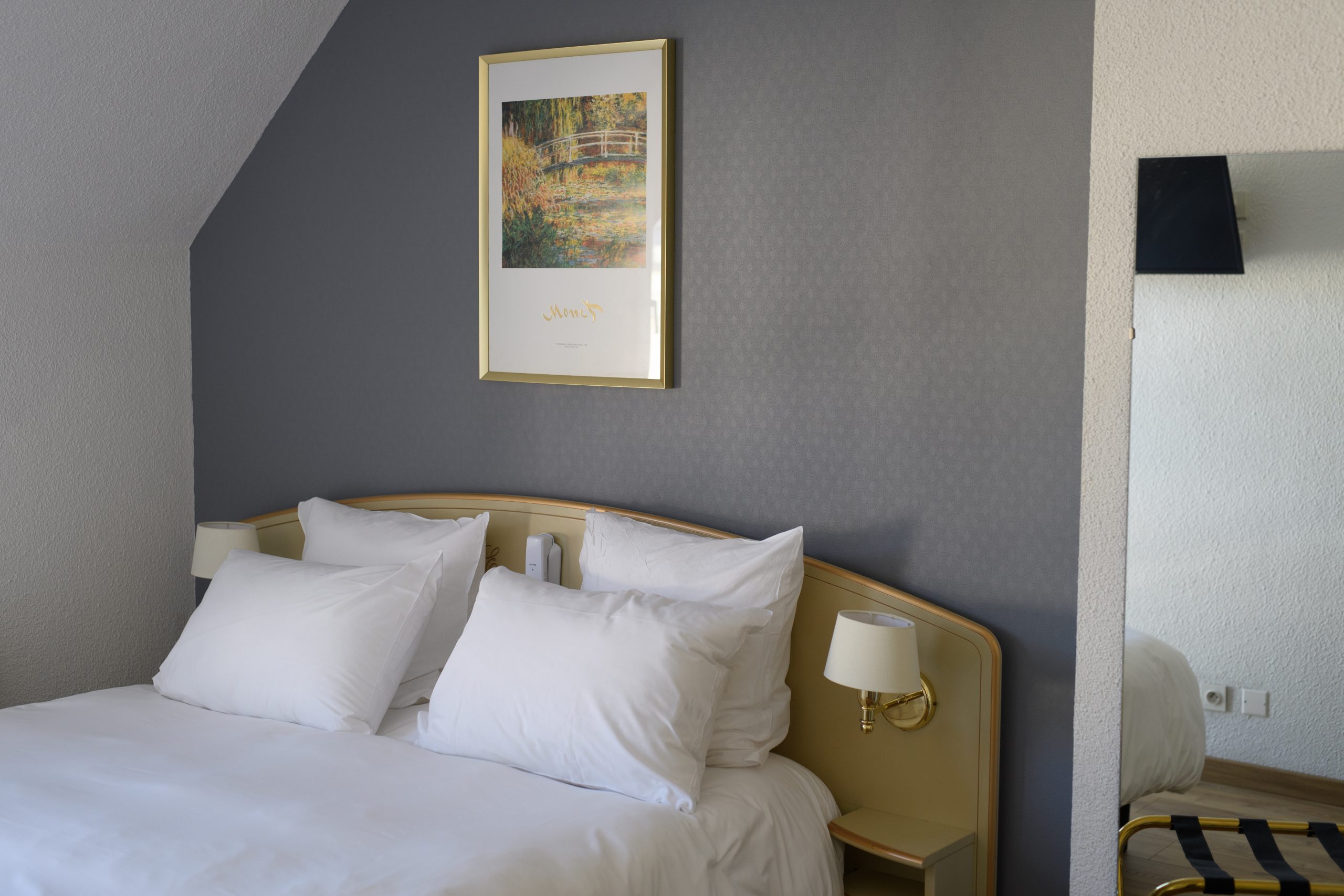 Exemple de chambre de l'hôtel d'Espagne à Lourdes