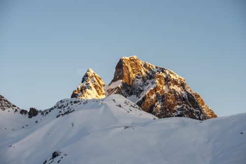 L'Ossau au lever du soleil