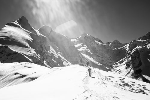 Les randonneurs, vers l'Aubisque