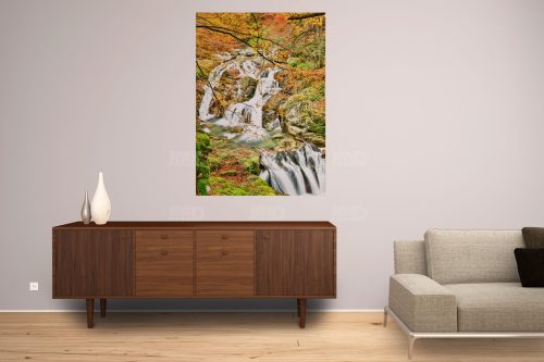 Couleurs d'automne, les cascades, Pyrénées, vallée d'Ossau – Image 2